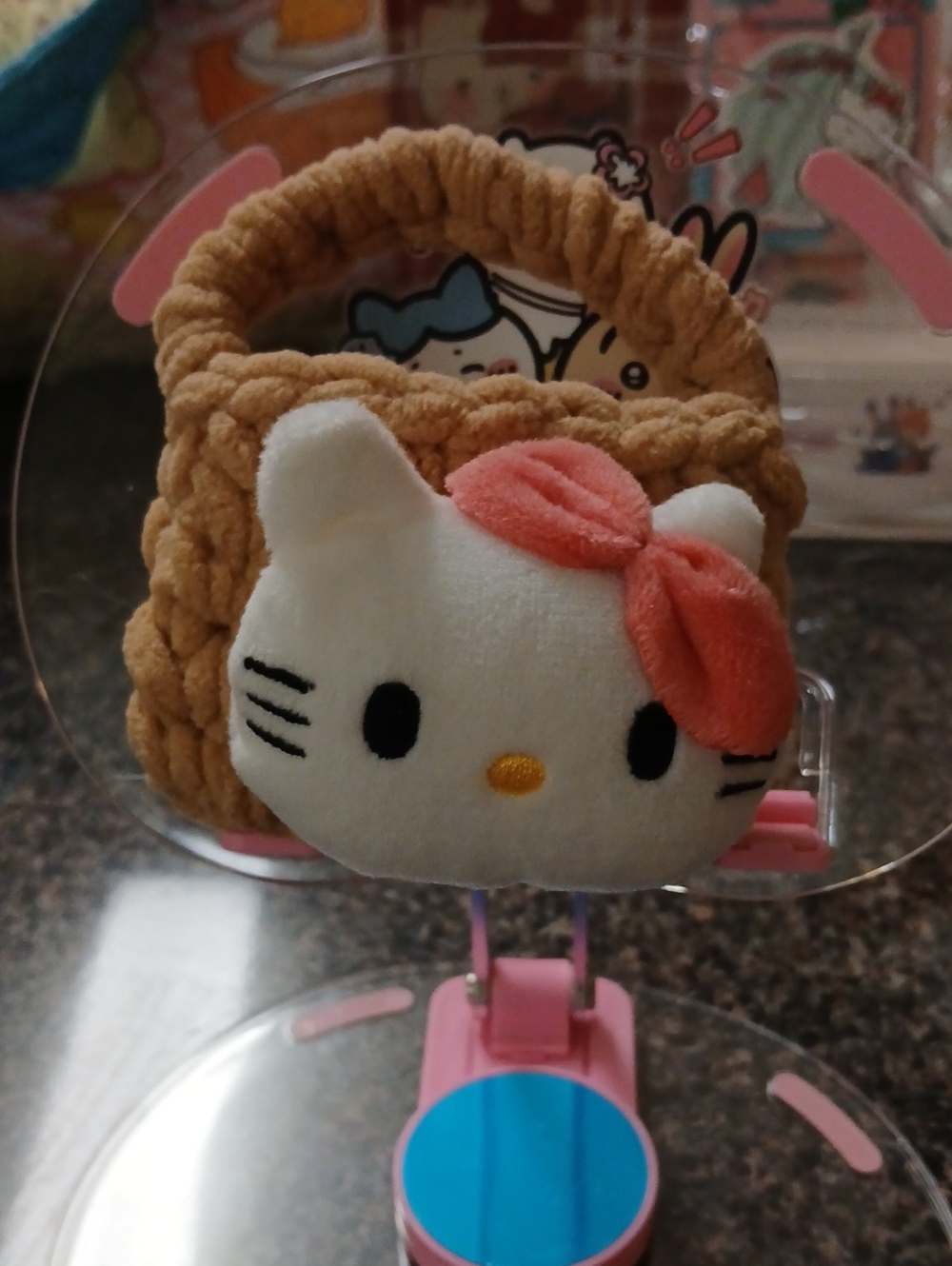 #Hellokitty #Plushbag #coinpurse #knitted